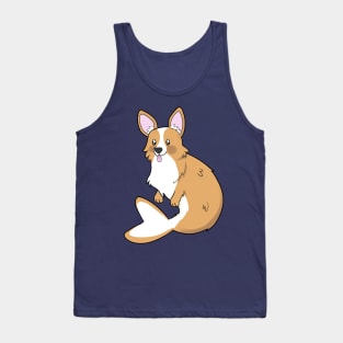 Corgi Mermaid Tank Top